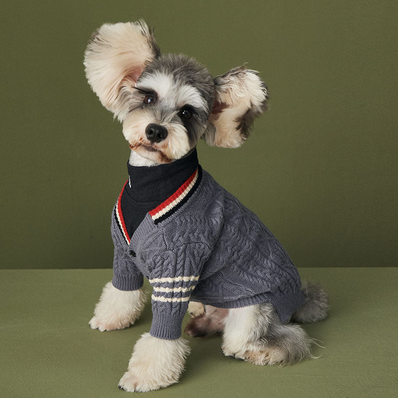 Doggy cardigan ull